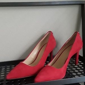 Red Suede Mk Shoes